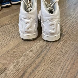 White Nike Air Jordan’s